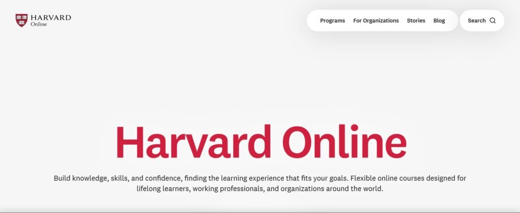 Harvard Online Courses