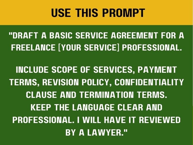 Draft Your Client Contract