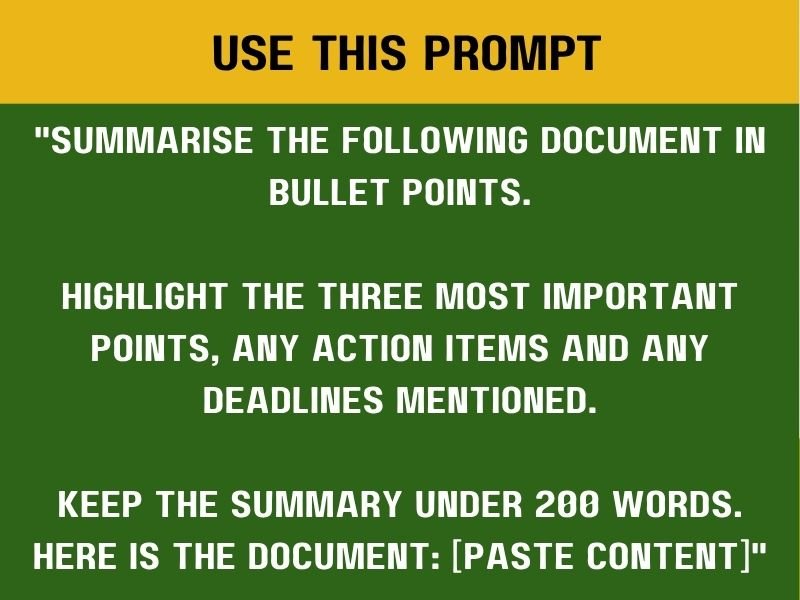 Summarise Long Documents