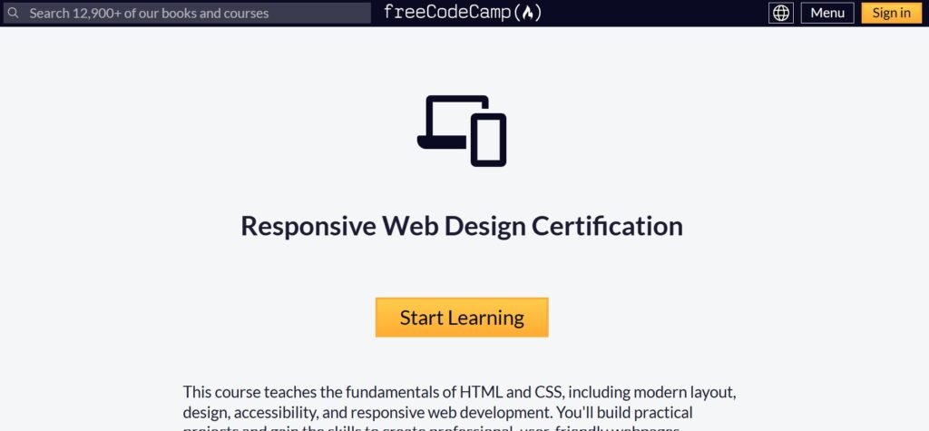 FreeCodeCamp Responsive Web Design