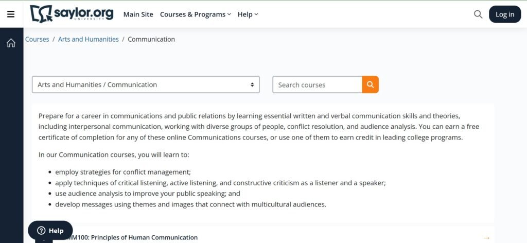 Saylor Academy Professional Communications