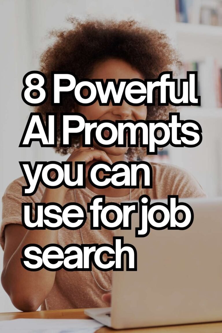 8 Powerful AI Prompts you can use for job search
