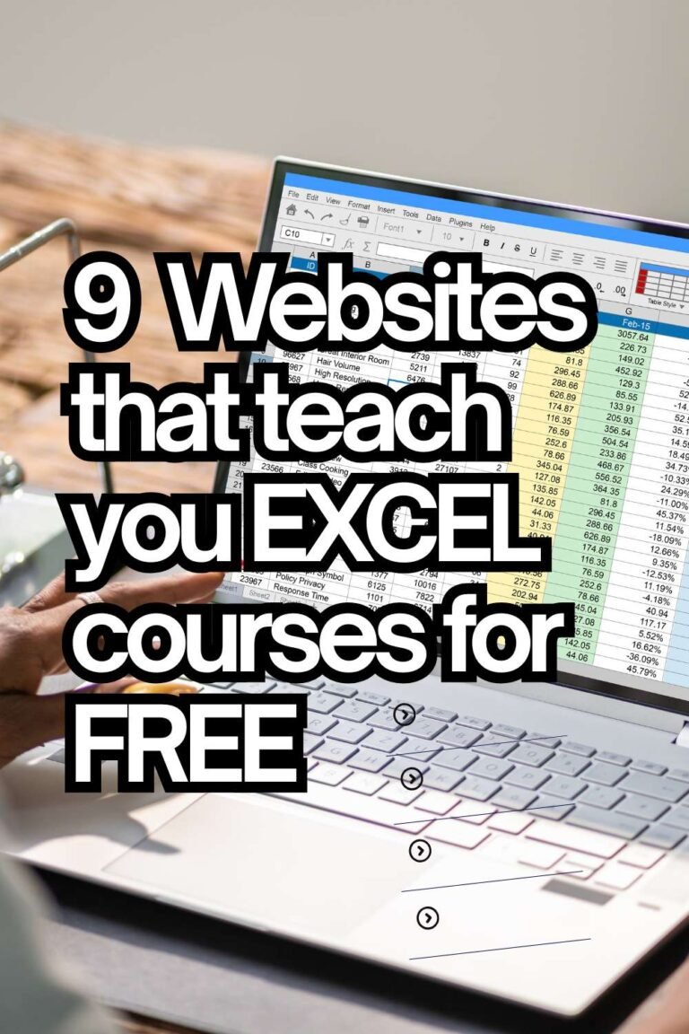 9 Websites that teach you EXCEL courses for FREE