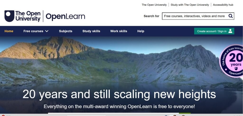 Open University โ OpenLearn