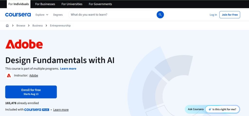 Coursera (Audit for Free)