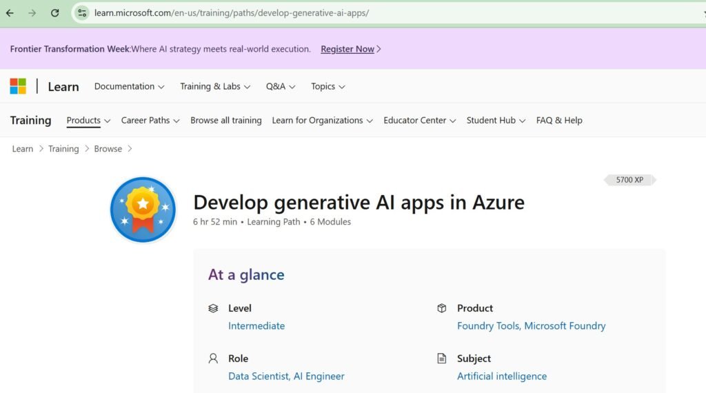 Develop Generative AI Apps in Azure