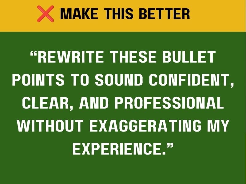 Fix Weak Bullet Points