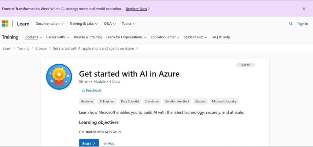 Introduction to AI in Azure