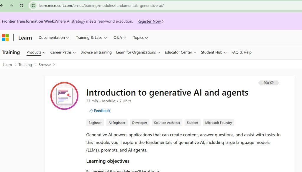 Introduction to Generative AI and Agents