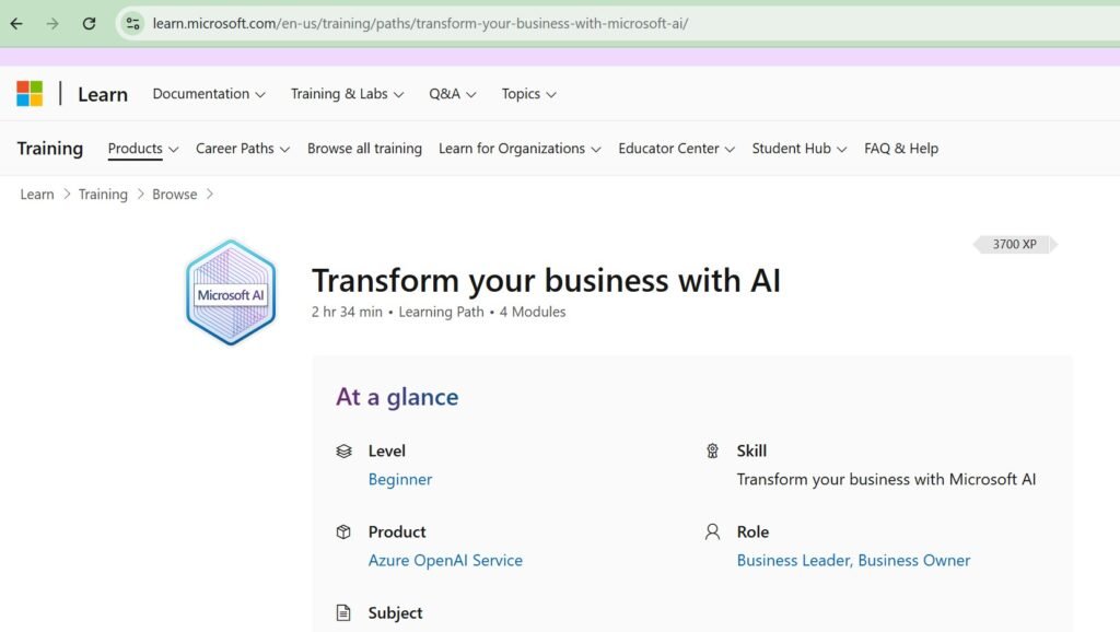 Transform Your Business with AI