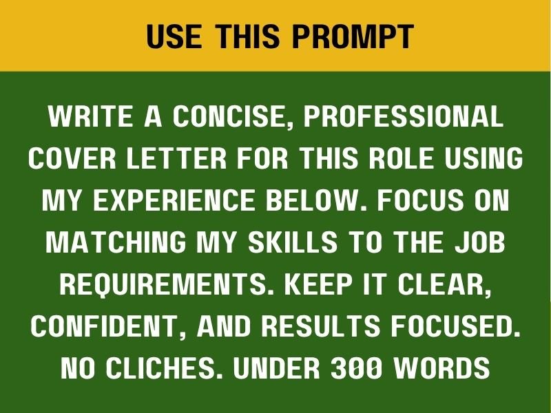 How to Write Your Cover Letter Using ChatGPT